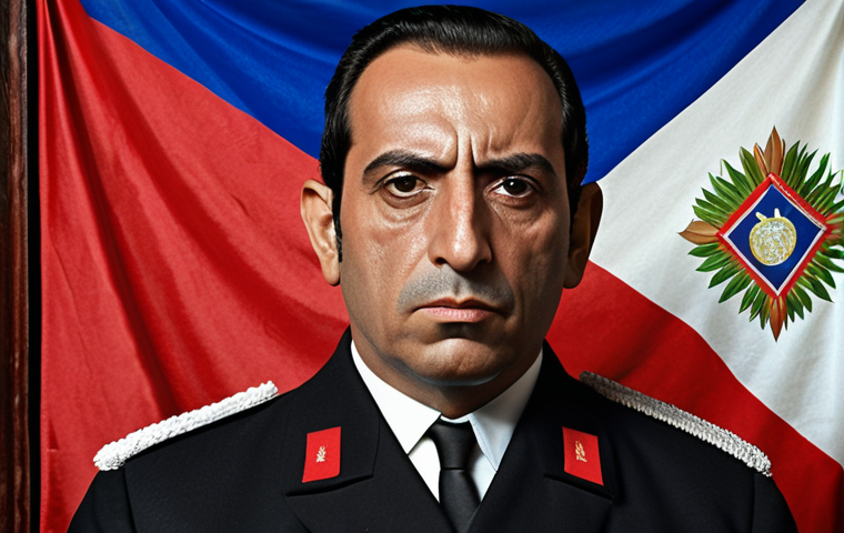 **Image Prompt:** A stern portrait of José Gaspar Rodríguez de Francia, "El Supremo," in simple, dark attire, contrasted against a backdrop of the Paraguayan flag. The image should convey both his austere lifestyle and his powerful authority as dictator.